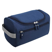 Carica l&#39;immagine nel visualizzatore di Gallery, Beauty Case da Viaggio Uomo Donna Borsa Toilette Appendere Blu