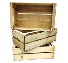 Carica l&#39;immagine nel visualizzatore di Gallery, Set n. 3 Cassette in Legno | cm 50x30x18 | per Arredamento Giardino, Stile... - Ilgrandebazar