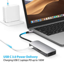 Carica l'immagine nel visualizzatore di Gallery, Hub USB C, dodocool Adattatore 7-in-1 USB-c con HDMI 4K, Lettore di...