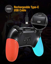 Carica l&#39;immagine nel visualizzatore di Gallery, Pro Controller per Nintendo Switch Wireless Bluetooth blu