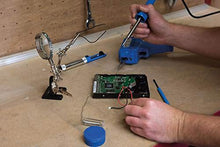 Carica l&#39;immagine nel visualizzatore di Gallery, Silverline 633830 Terza mano con lente d&#39;ingrandimento