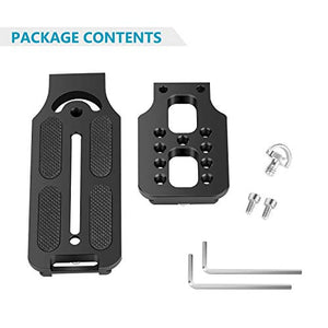 Neewer Piastra a Sgancio Rapido Staffa a Forma L Verticale con Vite 1/4”...