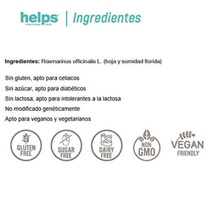 HELPS INFUSI - Tè sfuso al rosmarino. Infuso digestivo, carminativo,...