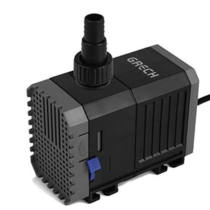 Pompa Acquario 1500L/H Sommergibile - Silenziosa Con 2 Ugelli Per Fontane, Stagni E Acquari - Foto 6