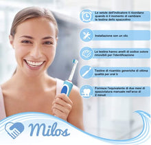 Carica l&#39;immagine nel visualizzatore di Gallery, Milos Testine Oral B di Ricambio Morbide Compatibili con Spazzolino Elettrico, Confezione da 16 - per Adulti