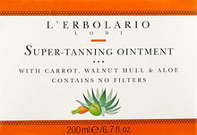 Carica l&#39;immagine nel visualizzatore di Gallery, L&#39;Erbolario, Unguento Super Abbronzante, con Carota, Mallo di Noce e Aloe,...