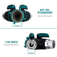 Carica l&#39;immagine nel visualizzatore di Gallery, Tencoz Presa Rubinetto 2 Vie, Distributore 2 Vie a Y per Tubo Flessibile...