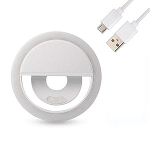 AUTOPkio Selfie Ring Light, 36 LED Light USB ricaricabile per Charge - Ilgrandebazar