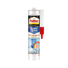 Carica l&#39;immagine nel visualizzatore di Gallery, Pattex Bagno Sano Silicone Rapido, silicone trasparente sigillante ad...