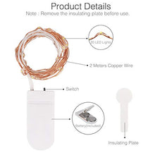 Carica l&#39;immagine nel visualizzatore di Gallery, Litogo Luci Led a Batteria (12 Pezzi), Lucine Decorative 2M Bianco Caldo - Ilgrandebazar