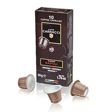 Carica l'immagine nel visualizzatore di Gallery, Caffè Carracci, Capsule Compatibili Nespresso, Napoli - 10 astucci da 10... - Ilgrandebazar