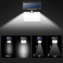 Carica l'immagine nel visualizzatore di Gallery, iPosible Luce Solare LED Esterno,【180° Super Luminoso-4 Pezzi】 46 LED Lampada Solare Esterno Luci Solari con Sensore Movimento Impermeabile 3 modalità Luci Esterno Energia Solare per Giardino,Patio