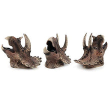 Carica l&#39;immagine nel visualizzatore di Gallery, Kobwa - Marionetta a forma di dinosauro, 21,08 cm, in morbida Triceratops - Ilgrandebazar