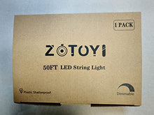 Carica l'immagine nel visualizzatore di Gallery, ZOTOYI LED Catena Luminosa Esterno, 15M Catena Luci Stringa Giardino IP65 Impermeabile con 25+2 G40 Lampadine, Luci da Esterno e Interno per Natale Matrimonio Partito, Bianco Caldo