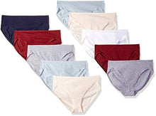 Carica l&#39;immagine nel visualizzatore di Gallery, Standard Cotton Stretch Hi-cut Brief Panty, 6-pack,...