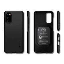 Carica l'immagine nel visualizzatore di Gallery, Spigen Cover Samsung Galaxy S20 Thin Fit Compatibile con Samsung Galaxy S20 Cover Custodia [4G/5G] - Nero