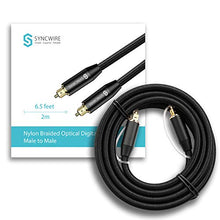 Carica l'immagine nel visualizzatore di Gallery, Syncwire Cavo Ottico Audio Digitale - 2m Toslink [24k 2M