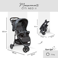 Carica l&#39;immagine nel visualizzatore di Gallery, Hauck Citi Neo II Passeggino a 3 Ruote Leggero, 7.5 kg da 0 Mesi Caviar/Stone