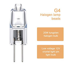Carica l&#39;immagine nel visualizzatore di Gallery, Vicloon G4 Lampadine Luce, Lampada Alogena, 20W Luce Calda, 10pcs 20w