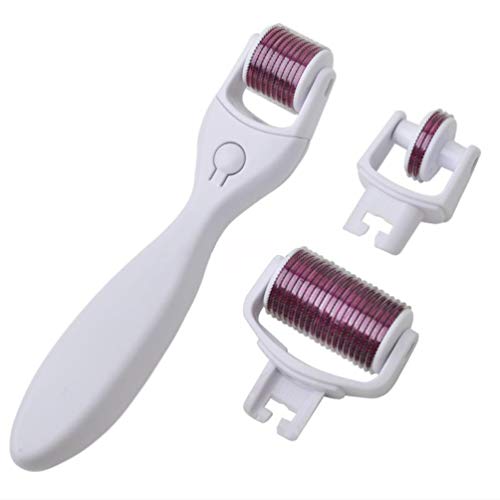 Xtrabeauty 3 in 1 Titanium Derma roller- 3 separato sostituibile 3-in-1 White