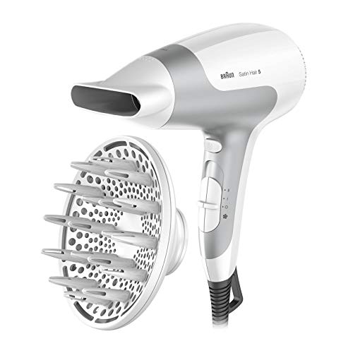 Braun Satin Hair 5 HD 585 Grigio, Bianco 2500 W - Ilgrandebazar