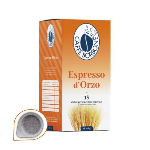 72 Cialde Espresso D'Orzo Caffe' Borbone Filtro in Carta 44 mm