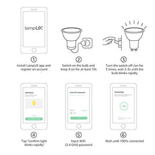 Carica l&#39;immagine nel visualizzatore di Gallery, LE Lampadina LED GU10 Intelligente WiFi, 4.5W Equivalente a Gu10 2 Pezzi - Ilgrandebazar