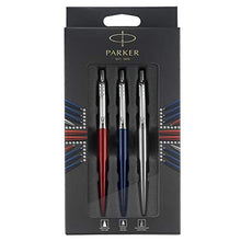 Carica l'immagine nel visualizzatore di Gallery, Parker Jotter London Trio Set Royal Blue/Kensington Red/Stainless Steel - Ilgrandebazar
