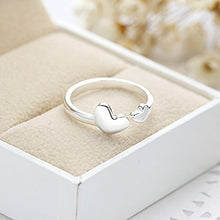 Carica l&#39;immagine nel visualizzatore di Gallery, Loching Anello alla moda in argento sterling 925, oro rosa, argento, per... - Ilgrandebazar