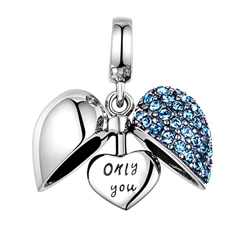 GW Charms Amore Beads da Donna Argento Sterling 925 Adatto per Bracciale... - Ilgrandebazar