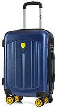 Carica l'immagine nel visualizzatore di Gallery, CABIN GO MAX 5610 - TROLLEY CARBON LOOK -Trolley rigido in MX5610, Blu/Giallo