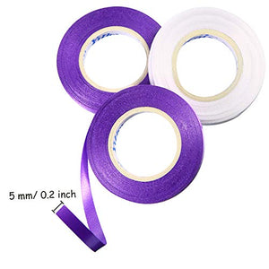 50 Pezzi 12 Pollici Palloncini in Lattice di Bianco, Viola - Ilgrandebazar
