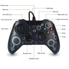 Carica l&#39;immagine nel visualizzatore di Gallery, Controller Cablato Per Xbox One , Joypad S, Comando X,...