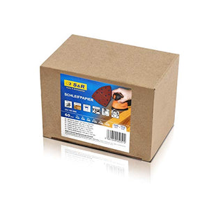 S&R 60 Fogli Abrasivi per Levigatrice a 2.60 X Smerigliatrice Delta