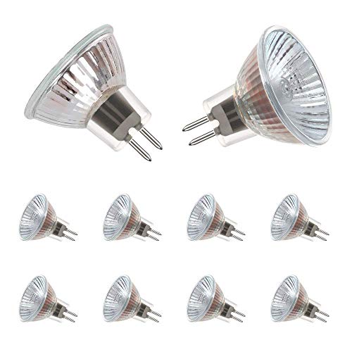 Vicloon Faretti GU4 Lampadina, MR11 Lampadina Alogena 10pcs Mr11 20w