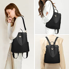 Carica l&#39;immagine nel visualizzatore di Gallery, shepretty Zaino Donna antifurto Borsa Tracolla Zainetto Viaggio Daypack zaino donna scuola, 8864Nero