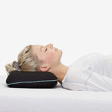 Carica l'immagine nel visualizzatore di Gallery, sofi Cuscino Campeggio per cervicale - da Viaggio in Memory Foam Nero
