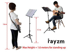 Carica l&#39;immagine nel visualizzatore di Gallery, Rayzm leggio robusto portatile e pieghevole in metallo con borsa da... - Ilgrandebazar