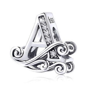 Bamoer Charm con lettera dell'alfabeto dalla A alla Z, per Letter A - Ilgrandebazar