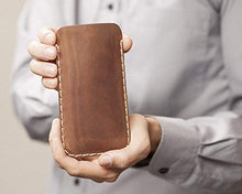 Carica l'immagine nel visualizzatore di Gallery, Marrone scuro caso in pelle custodia per Samsung Galaxy S9 S8 cover case - Ilgrandebazar