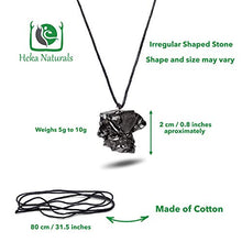 Carica l&#39;immagine nel visualizzatore di Gallery, Heka Naturals Collana con Ciondolo in Shungite Elite, Realizzata Pietra... - Ilgrandebazar