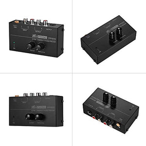Muslady Phono Preamplificatore Ultra-compatta con Controlli di Livello e...