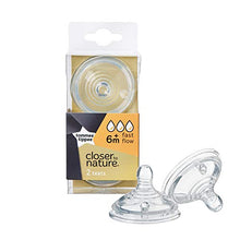 Carica l&#39;immagine nel visualizzatore di Gallery, Tommee Tippee Closer to Nature Tettarelle, Flusso Rapido (2 Pezzi) - Ilgrandebazar