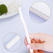 Carica l&#39;immagine nel visualizzatore di Gallery, Sopracciglia Rasoio Miss Gorgeous Epilatore da Donna e Uomo, Bianca 5 Pezzi