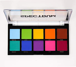 Profusion Cosmetics - Collezione Di Palette Ombretti 10 Colori, Spettro - Ilgrandebazar