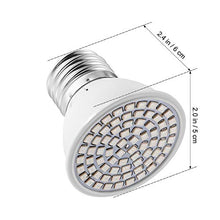 Carica l&#39;immagine nel visualizzatore di Gallery, LEDMOMO Lampadina LED Grow, E27 6W 72 LEDs per piante da interno... - Ilgrandebazar