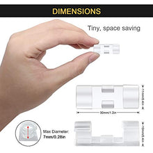 Carica l&#39;immagine nel visualizzatore di Gallery, [40 pezzi] Autoadesivo Clip Cavo Fermacavi Supporto 40PCS, Trasparente