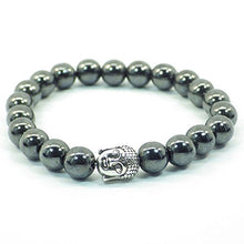 Carica l&#39;immagine nel visualizzatore di Gallery, Zen braccialetto etnico Thurcolas con perle ematite e perline Buddha... - Ilgrandebazar
