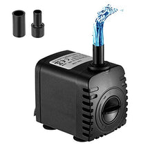 Carica l'immagine nel visualizzatore di Gallery, Homvik - Pompa per acqua dolce e marina, con 2 ugelli 8 W 600 L/H 1,2 m di...