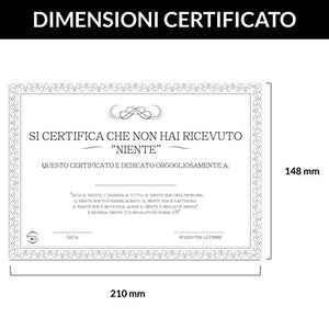 Regala Il Niente - Idea Regalo per Scherzo, Natale, Scherzo Laurea,...